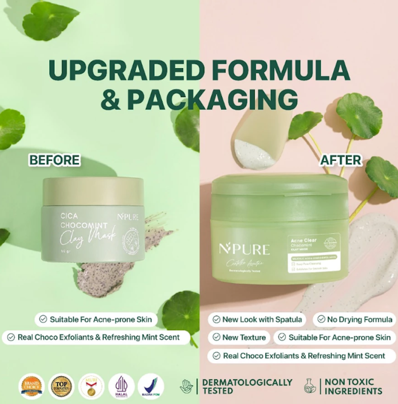 N'PURE Cica Chocomint Clay Mask