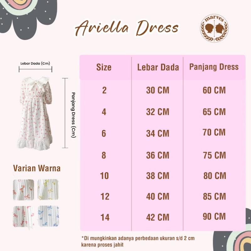 Marves Ariella Dress Korean Style 5
