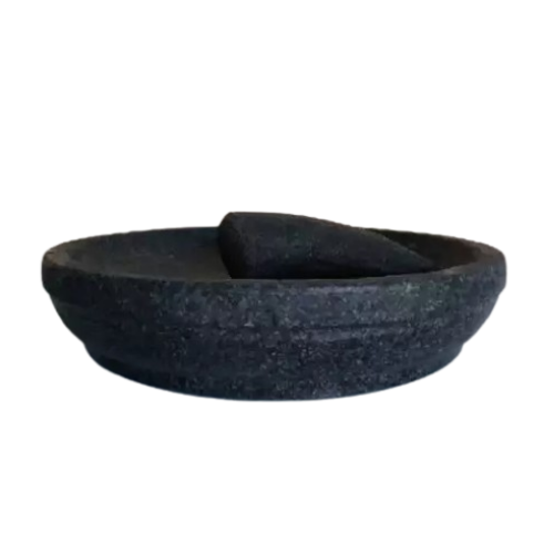  Cobek Batu Asli Gunung Free Ulekan