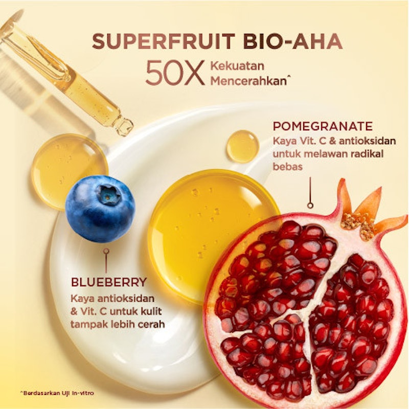 UV Body Serum Bright Sparkle Berry Blush BIO-AHA 4