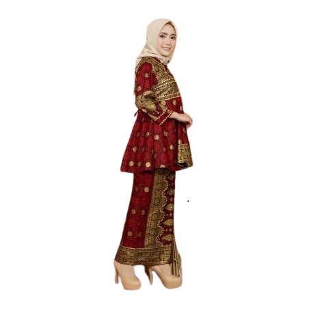 Setelan Wanita Batik Songket Palembang 4