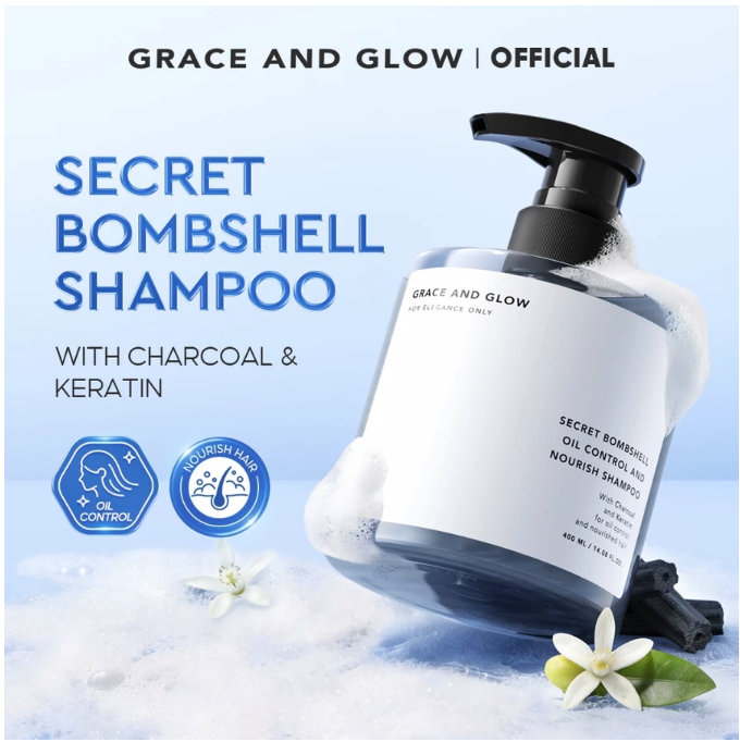 Grace and Glow Secret Bombshell Oil Control and Nourish Shampoo  2
