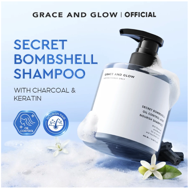Grace and Glow Secret Bombshell Oil Control and Nourish Shampoo 2