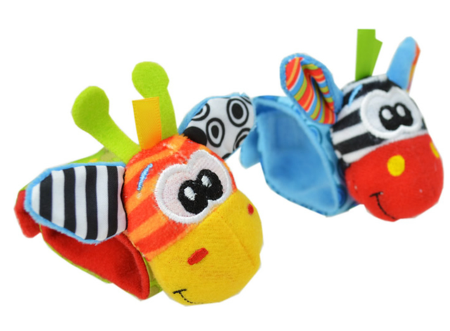 Sozzy Wrist Rattle and Baby Socks