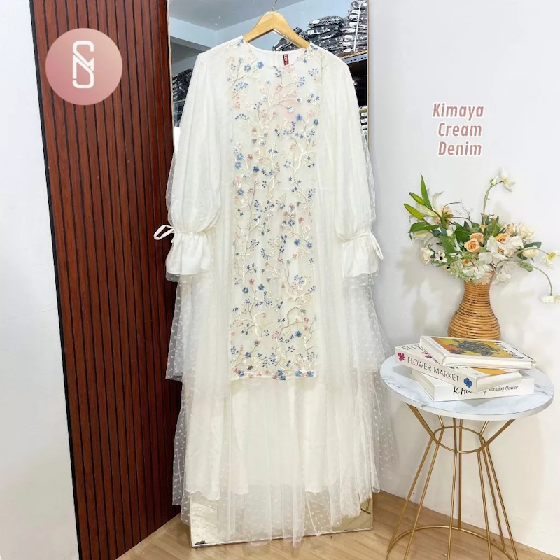 Myshawl Kimaya Gamis Brukat Jumbo 4