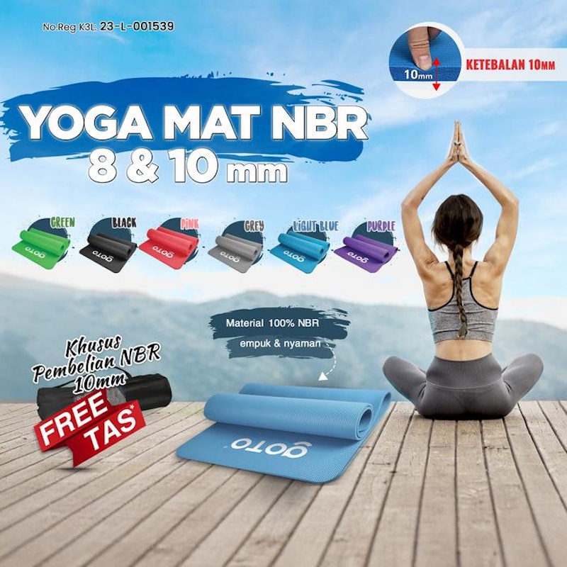 GOTO Living NBR Yoga Mat 5