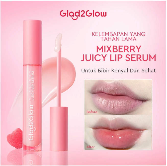 Glad2Glow Mixberry Juicy Lip Serum 2