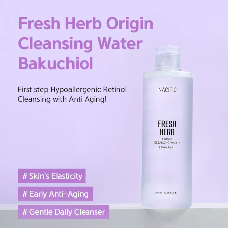 Fresh Herb Origin Cleansing Water Bakuchiol 3