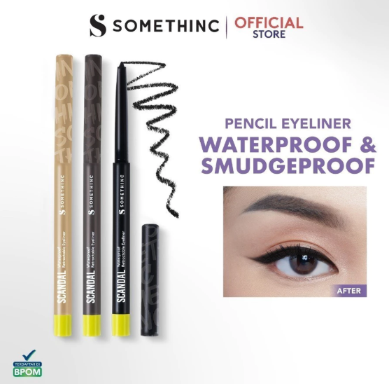 Royal Pesona Indonesia SOMETHINC SCANDAL Waterproof Retractable Eyeliner - Jet Black
