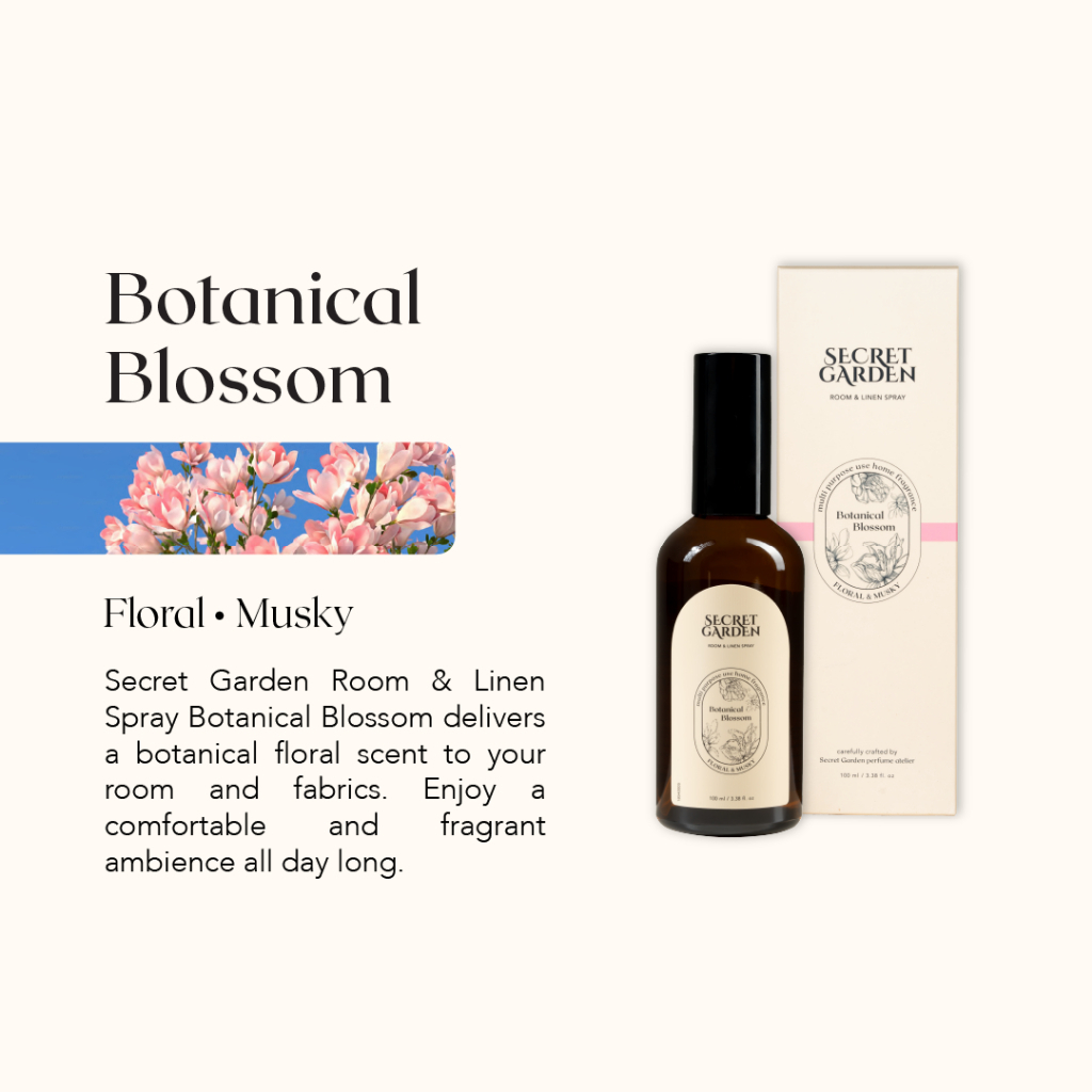 Secret Garden Room & Linen Spray Botanical Blossom 5