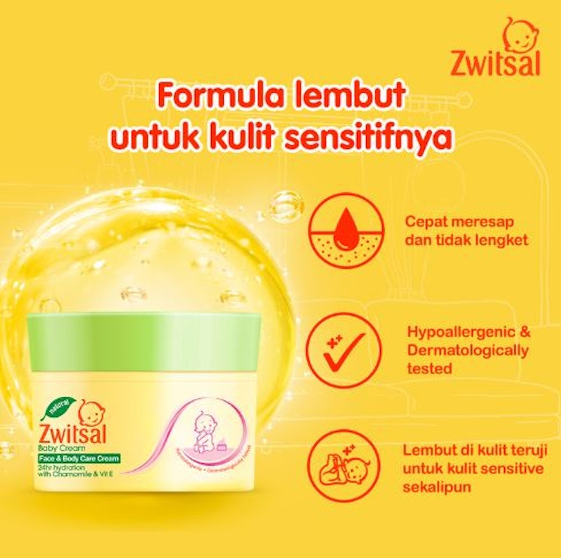 Zwitsal Face & Body Care Cream 4