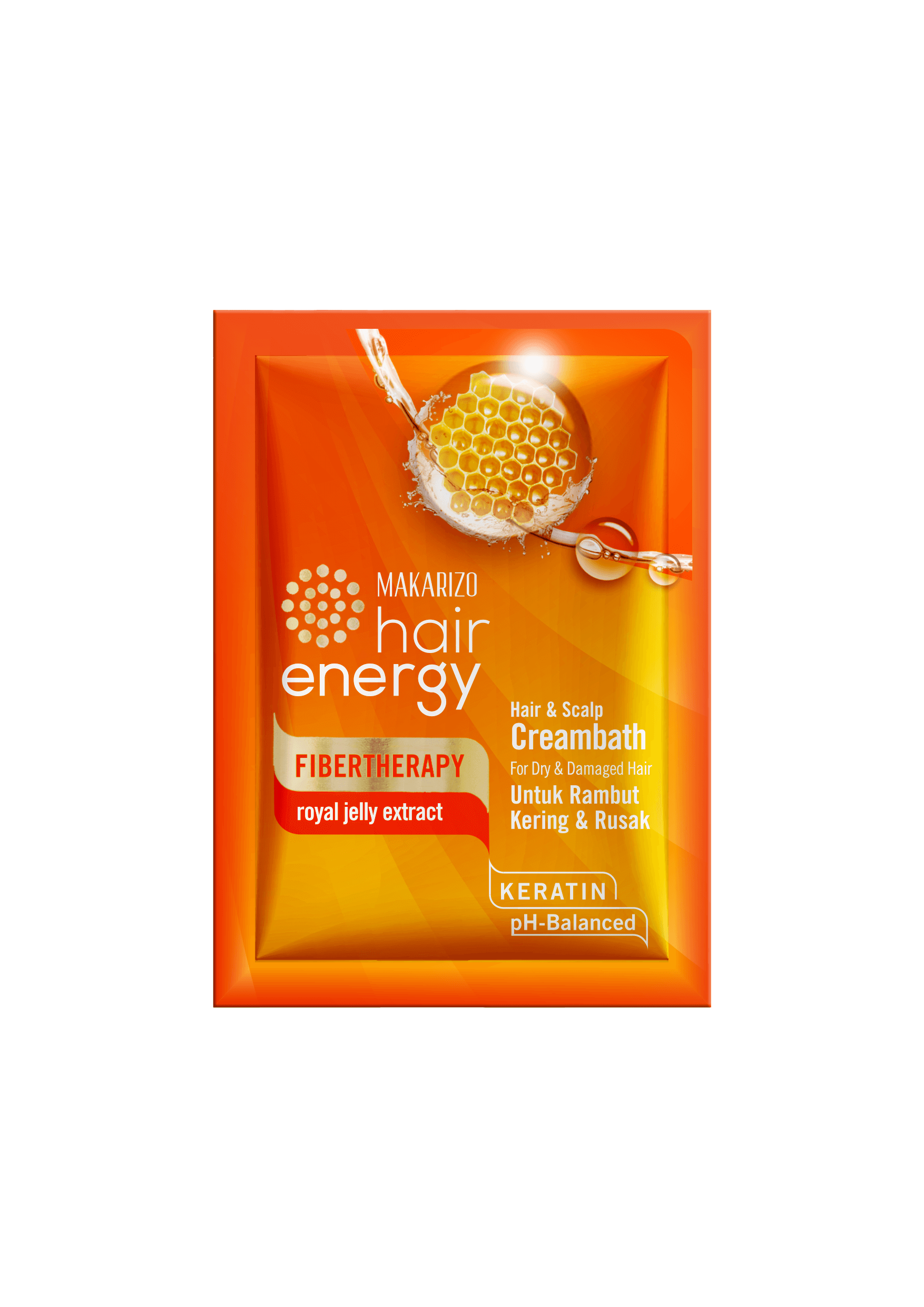 Makarizo Hair Energy Fibertherapy Hair & Scalp Creambath Royal Jelly 2