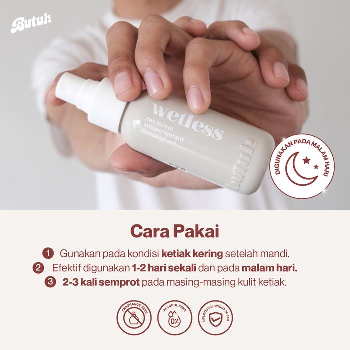  Butuh Wetless Deodorant Antiperspirant