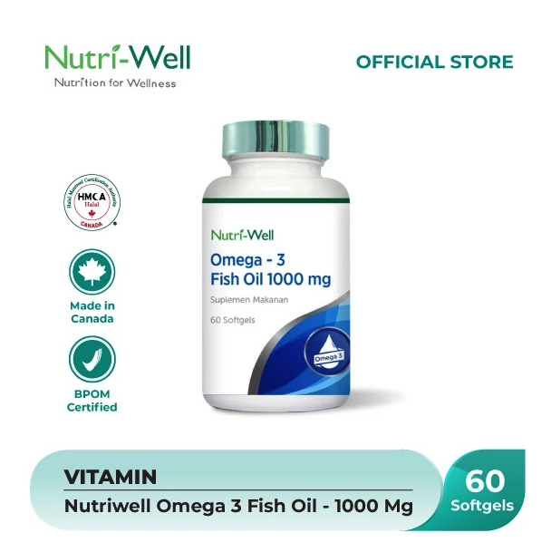 Nutriwell Global Jaya Nutri-Well Omega 3 Fish Oil 1000 mg