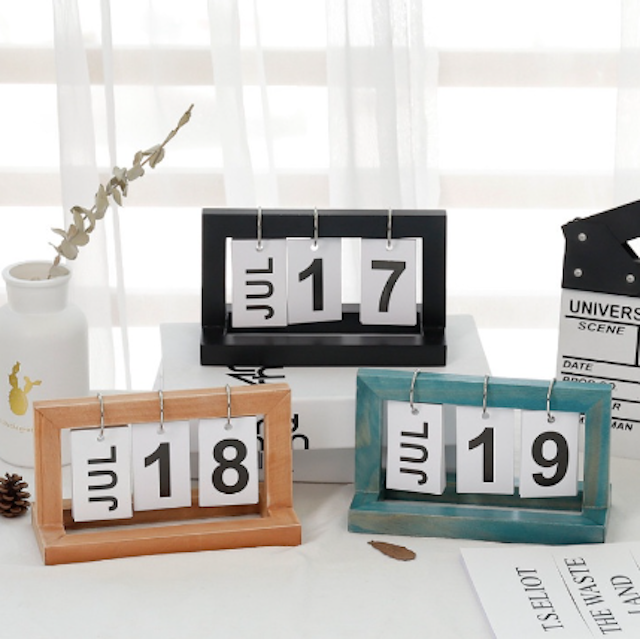 Kunataruma Kalender Aesthetic Meja Mini