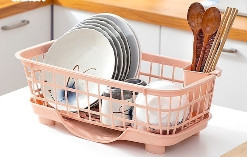Rak Pengering Piring Buah Sayur Plastik Dish Drain Basket 2