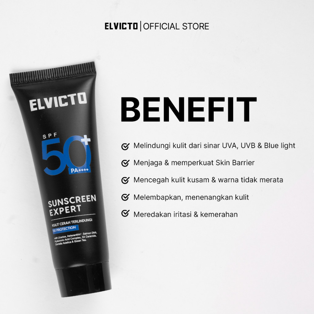 Gizi Indonesia ELVICTO Sunscreen Expert SPF 50+ PA++++