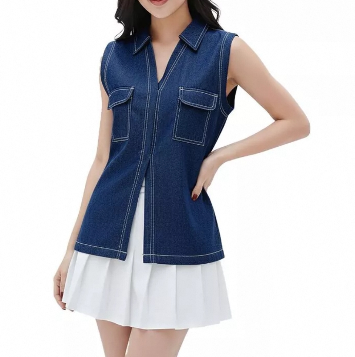  LEENBENKA Kyuta Vest Wanita  #6B90