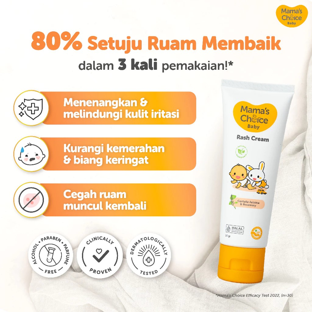 Mamac Distribusi Indo Mama’s Choice Baby Rash Cream