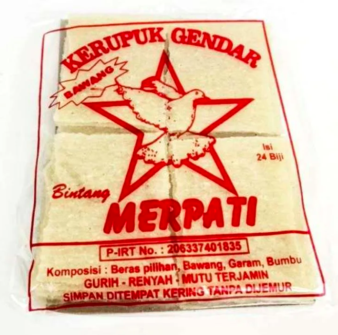 Kerupuk Gendar Bawang 
