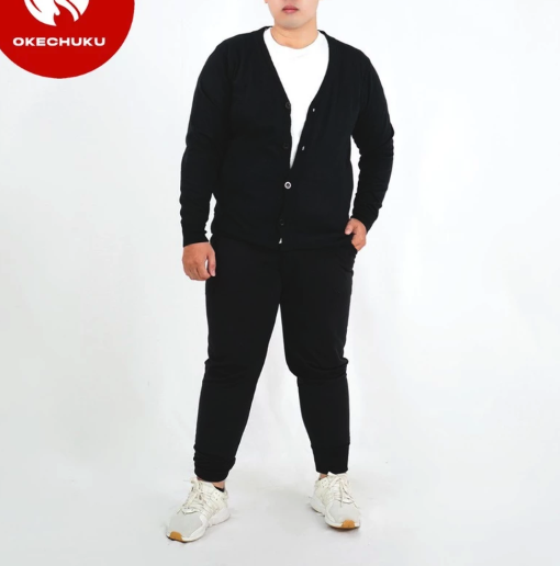 Okechuku Rico Jumbo Cardigan Rajut V Neck 3