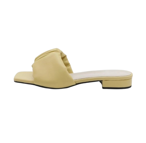 SAPPUN Belir Wrinkle Mule Sandals