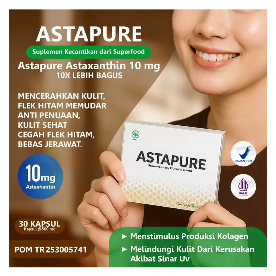 Brigit Biofarmaka Teknologi Astapure Extract Astaxanthin 10 mg