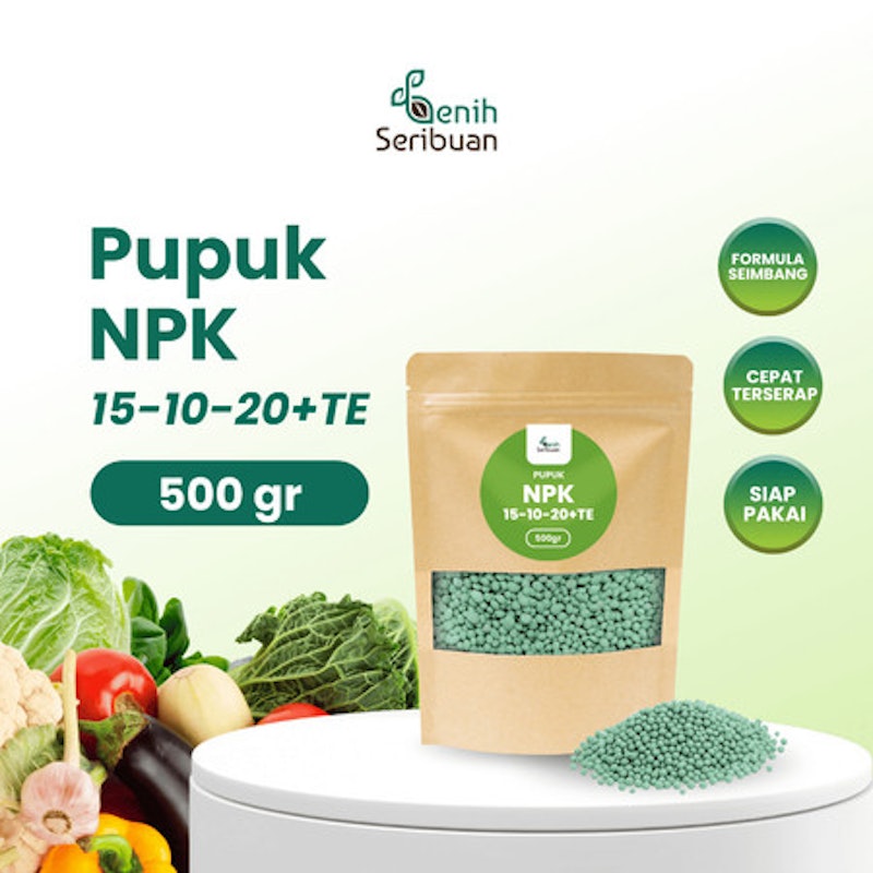 Benih Seribuan Pupuk NPK Booster 15-10-20 + TE Cap Tawon
