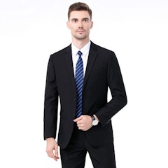 Jas Blazer Vali Pria Formal Kancing Dua Slim Fit