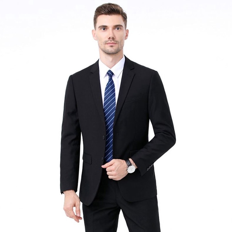 Jas Blazer Vali Pria Formal Kancing Dua Slim Fit 1