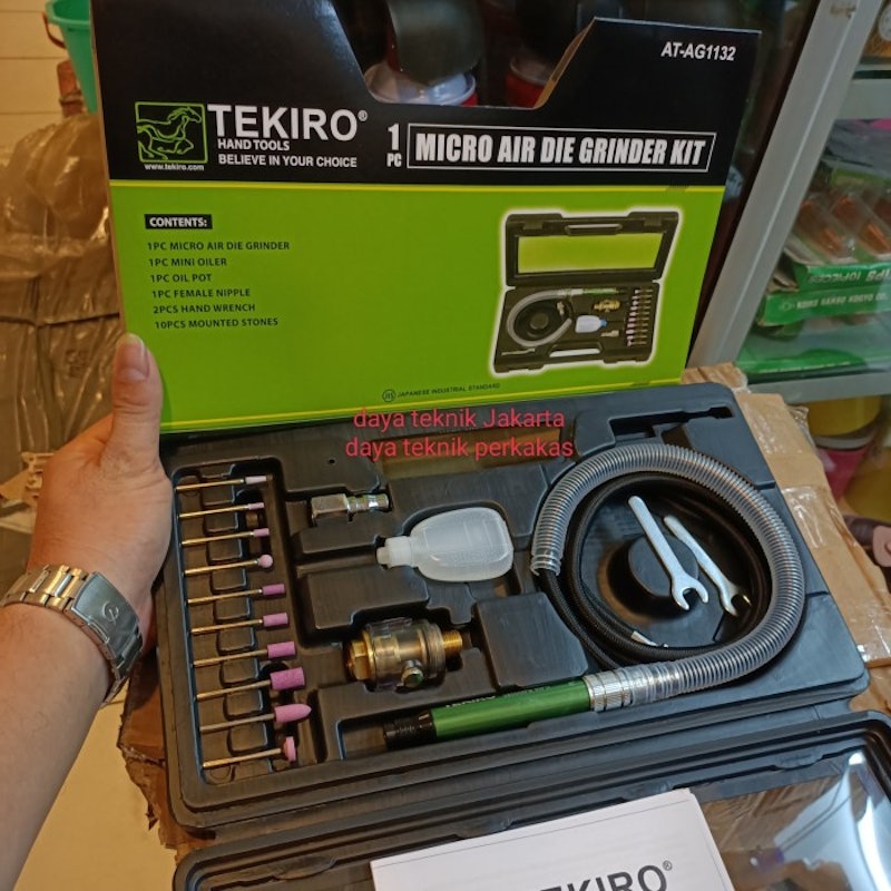 Tekiro Micro Air Die Grinder Kit 2