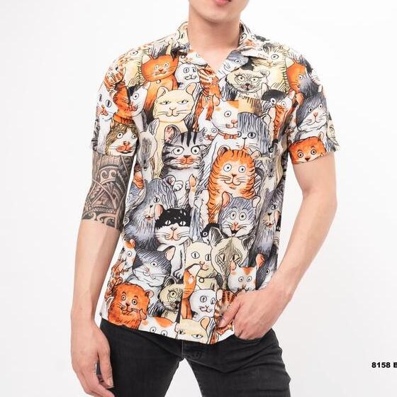  Jane Frey Clothing Kemeja Lengan Pendek Pria Freypv 8158