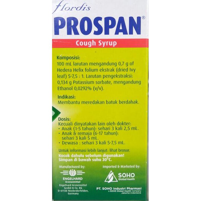 Soho Global Health Prospan Sirup