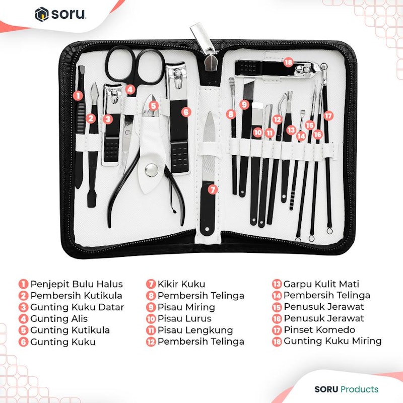 Soru Set Gunting Kuku 3
