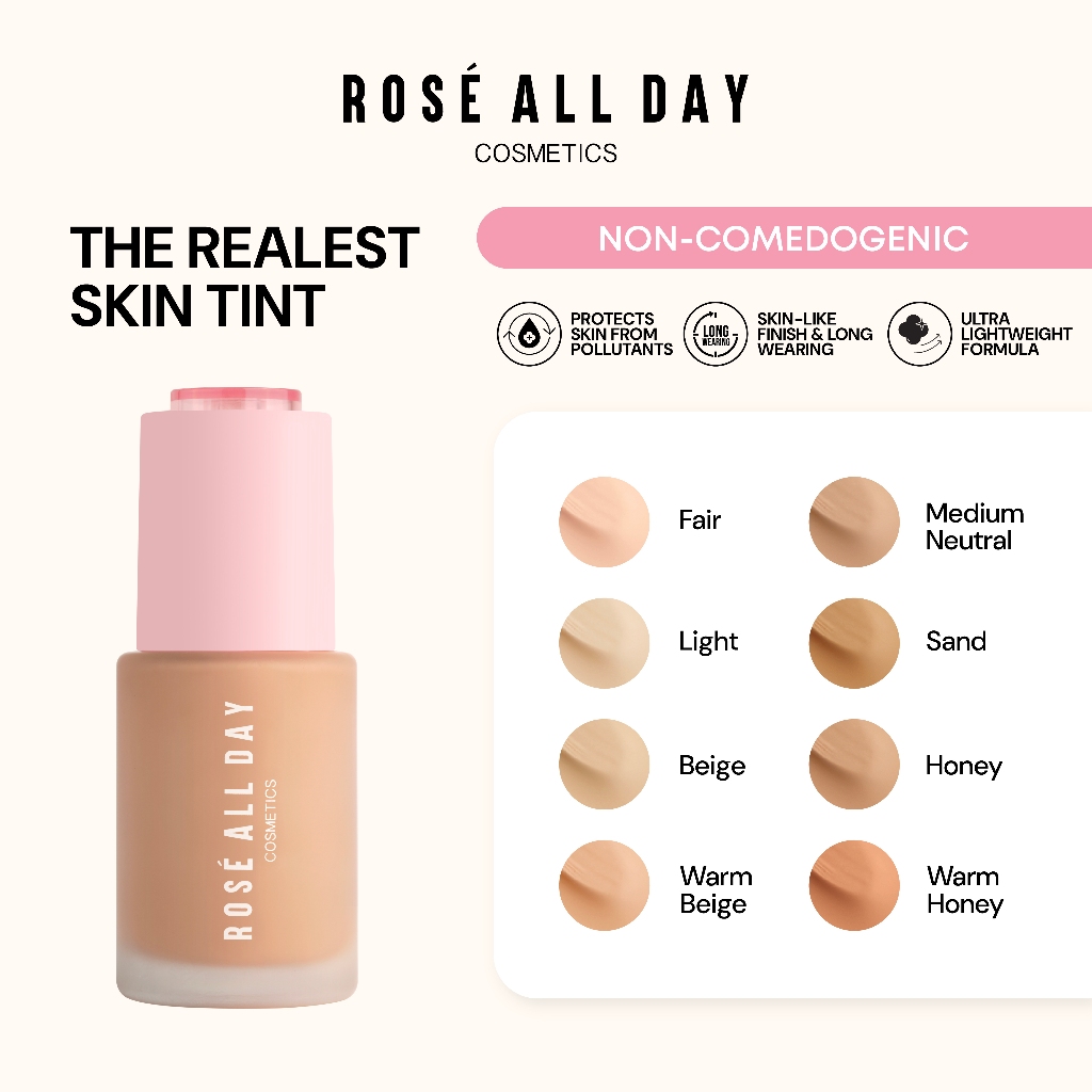 Rose All Day The Realest Lightweight Skin Tint - Warm Beige 2