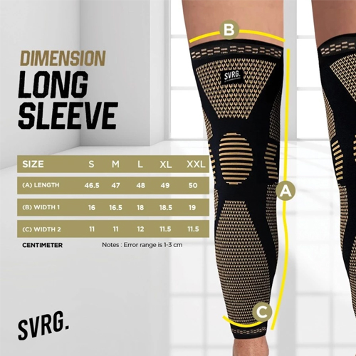 The Republic of Svarga Svarga Compression Knee Sleeve 