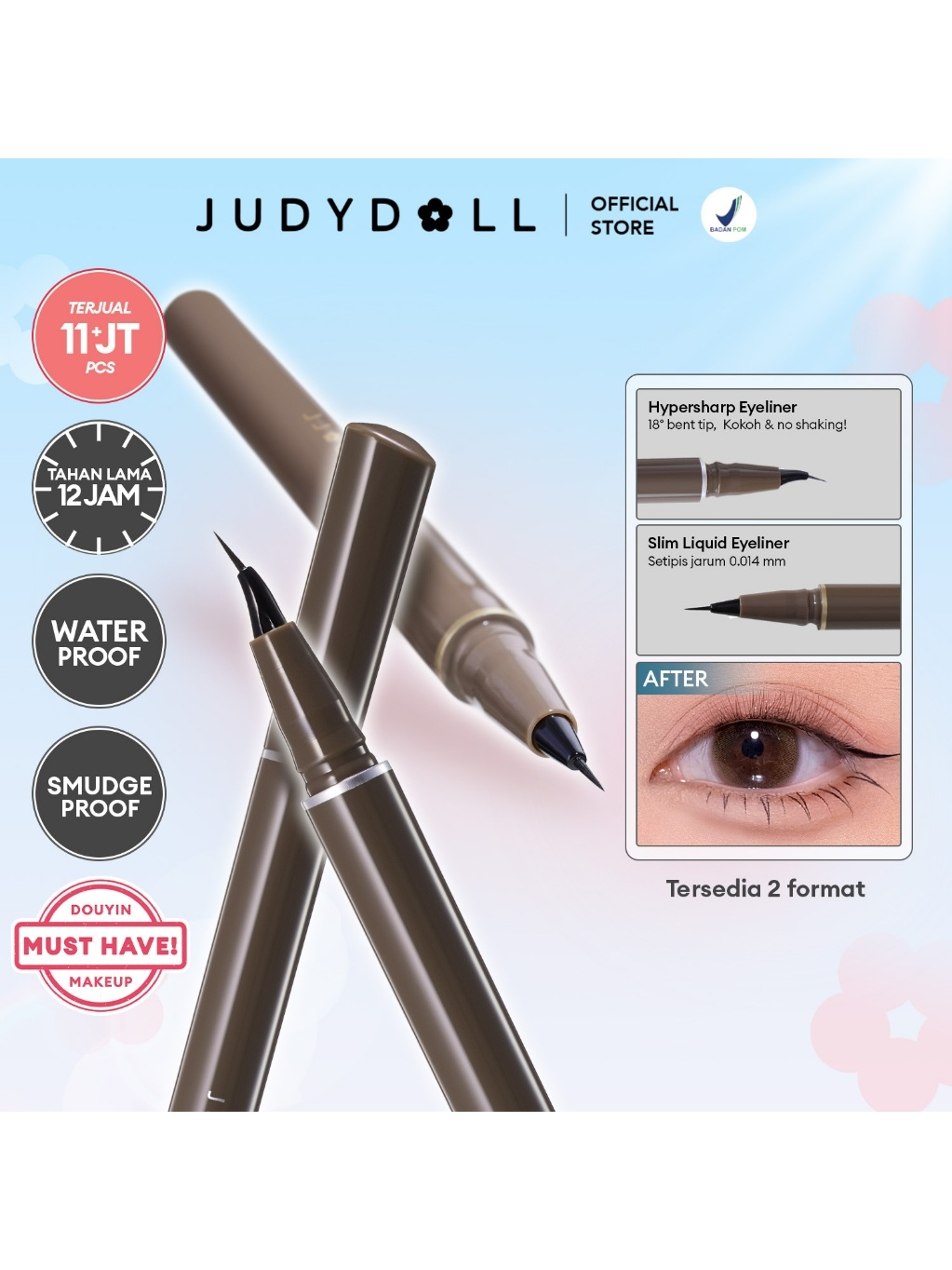 JOY Group Judydoll Slim Liquid Eyeliner 02 Brown