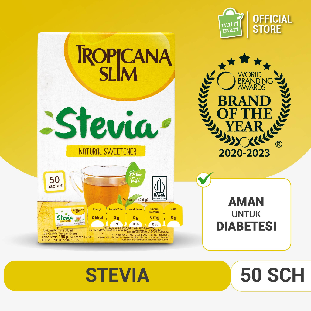 Tropicana Slim Sweetener Stevia 2
