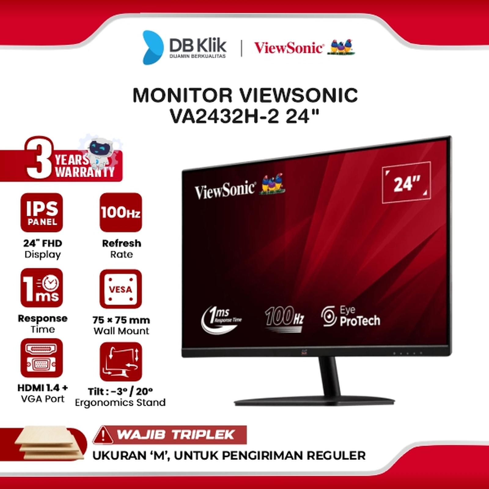 ViewSonic 24” LED Monitor 5