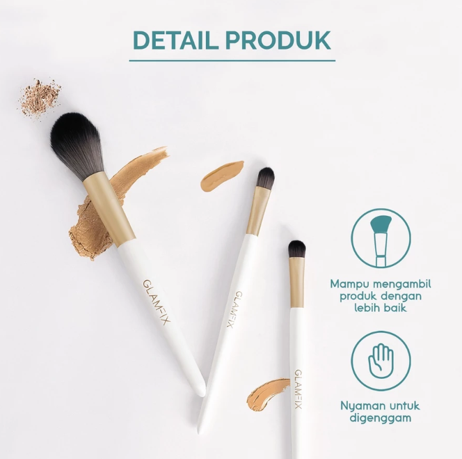Kosmetika Global Indonesia GLAMFIX Classic Powder Brush