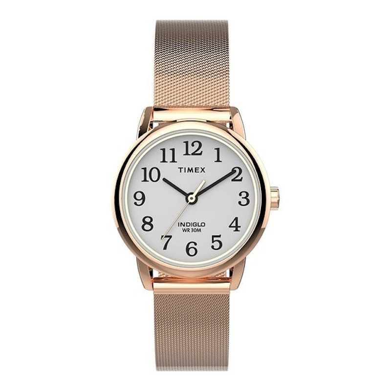 Easy Reader Indiglo White Dial Rose Gold 1