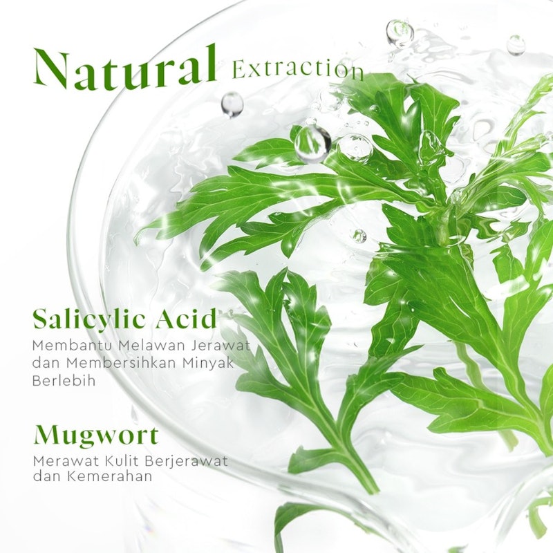 Glad2Glow Mugwort Salicylic Acid Acne Clear Micellar Water 3