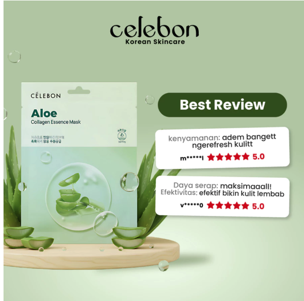 Célebon  Célebon Aloe Collagen Essence Mask