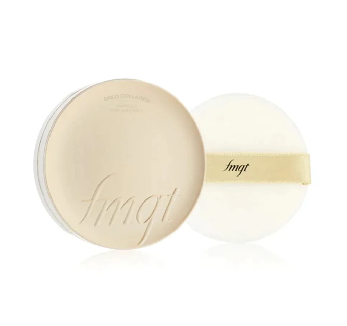 The Face Shop fmgt Gold Collagen Ampoule Two-Way Pact 203 Natural Beige