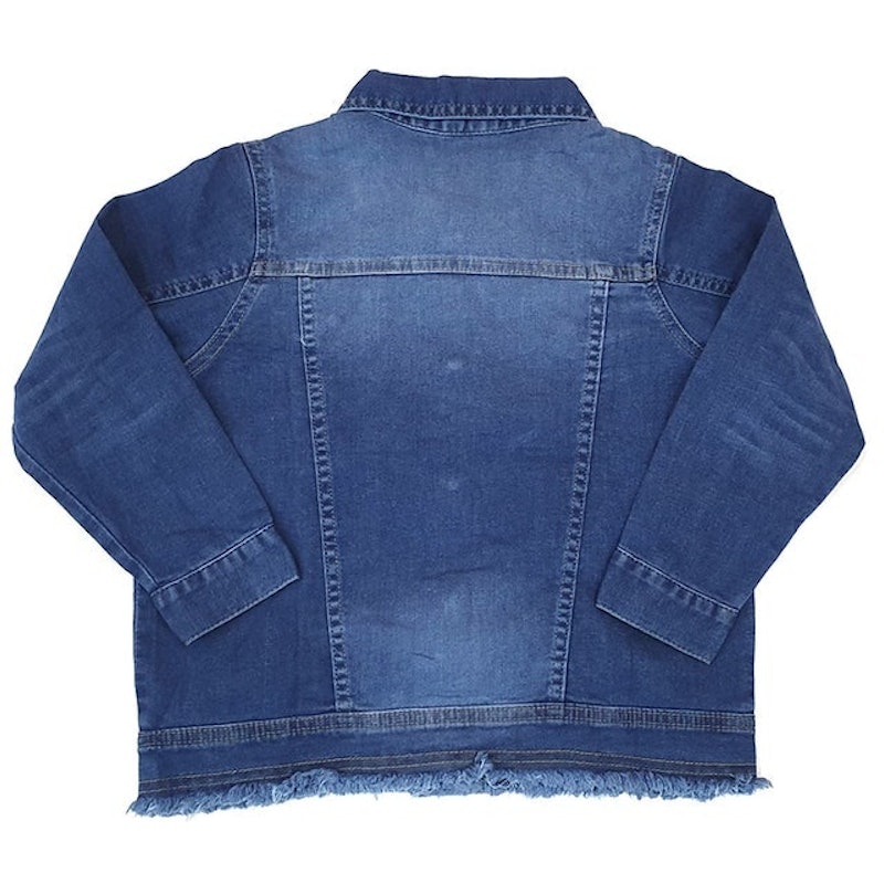 Jaket Anak Perempuan Jeans Panjang Navy 2
