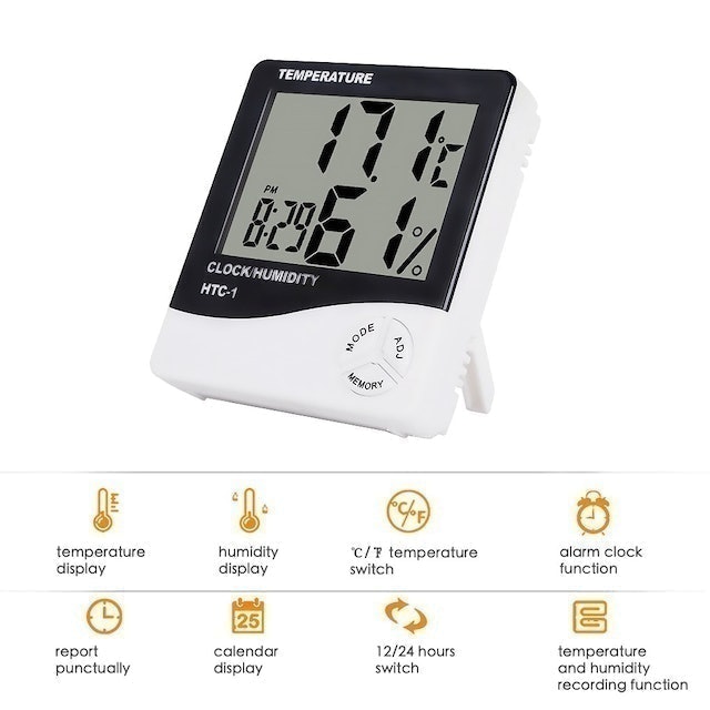 Inone Technology Indonesia INONE Digital Termometer Hygrometer   HTC-1