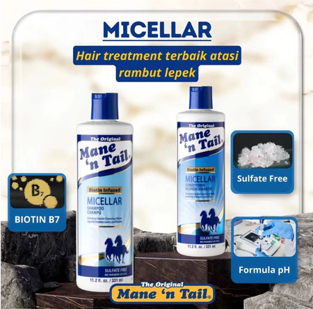 Straight Arrow Products Mane 'n Tail Micellar Sulfate Free Shampoo