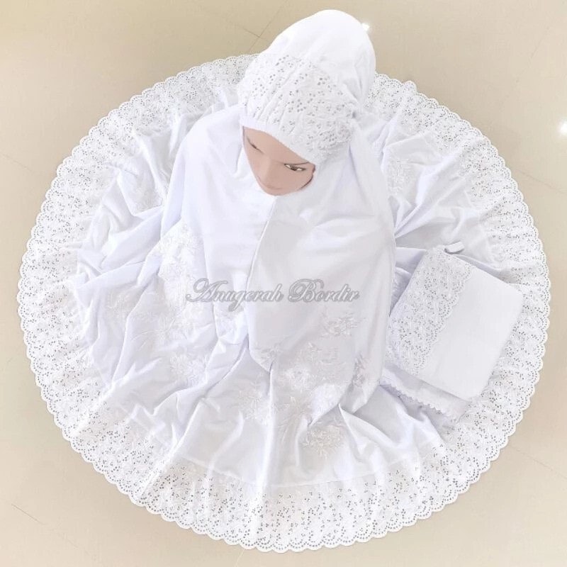 Anugerah Bordir Mukena Khadijah Bordir Strimin Bukittinggi 3