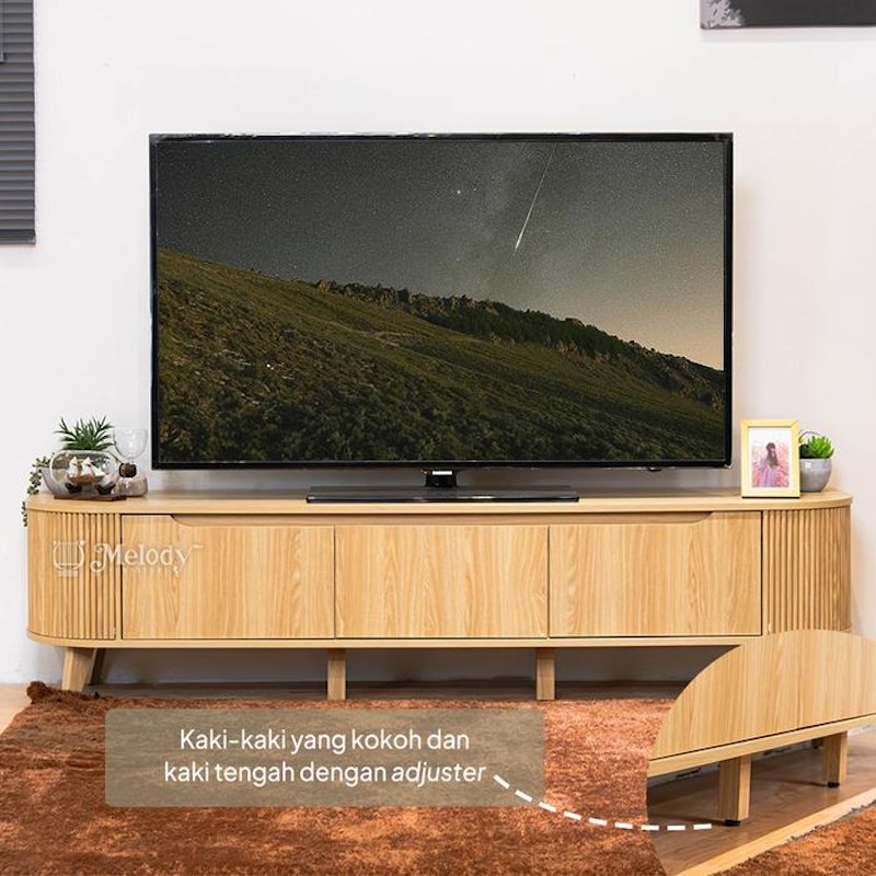 Melody Furniture Rak TV Lilan Wall Mount 5