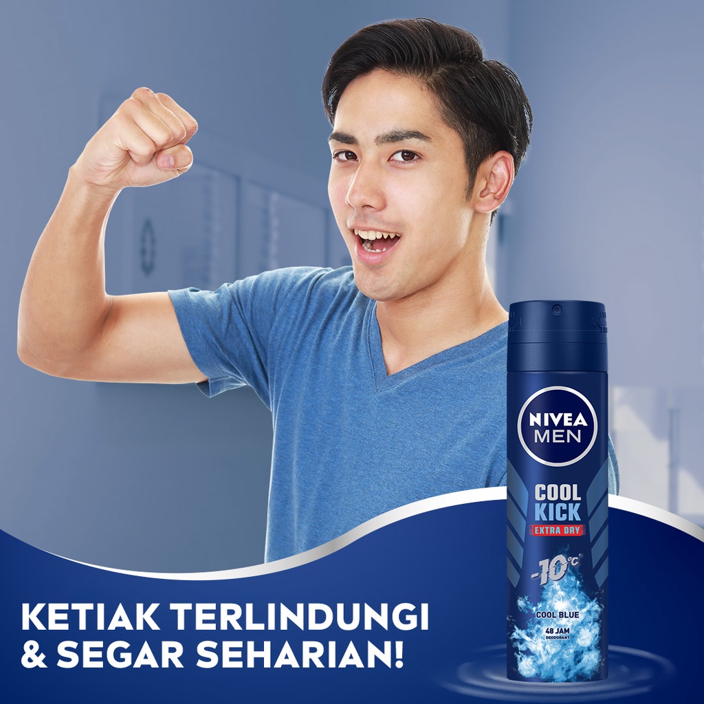 Beiersdorf Indonesia NIVEA Men Cool Kick Deodorant Spray